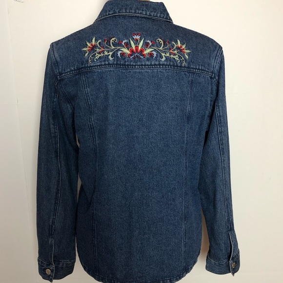 Pendleton Embroidered Jean Jacket Size M - Picture 5 of 6